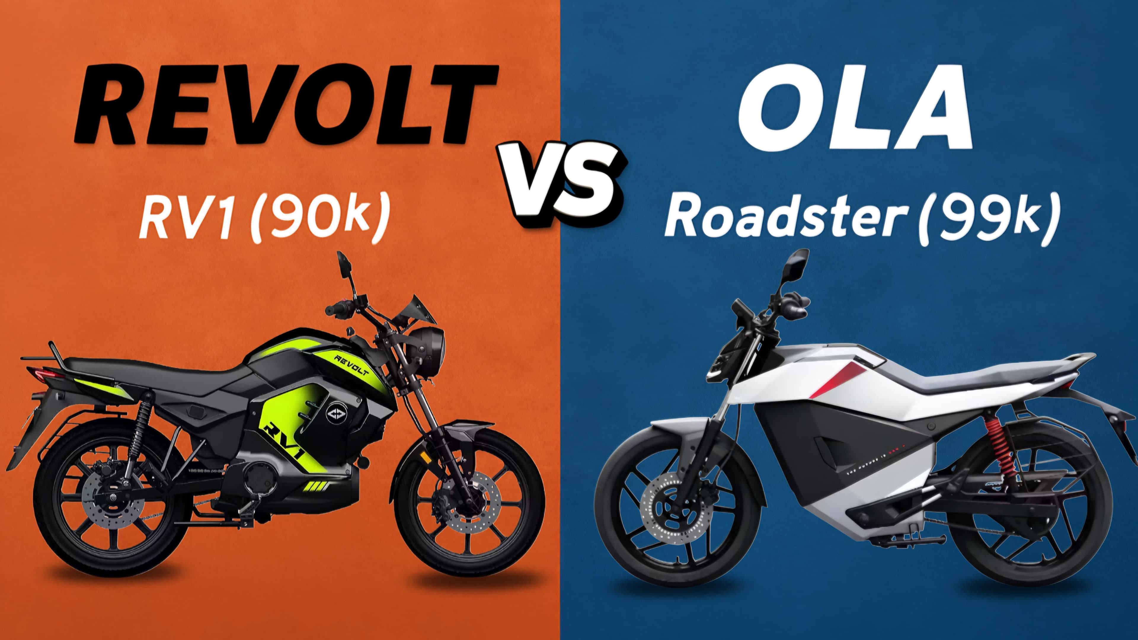 Battle of Budget EV Bikes: Ola Roadster X (2.5kWh) vs Revolt RV1 2.2kWh